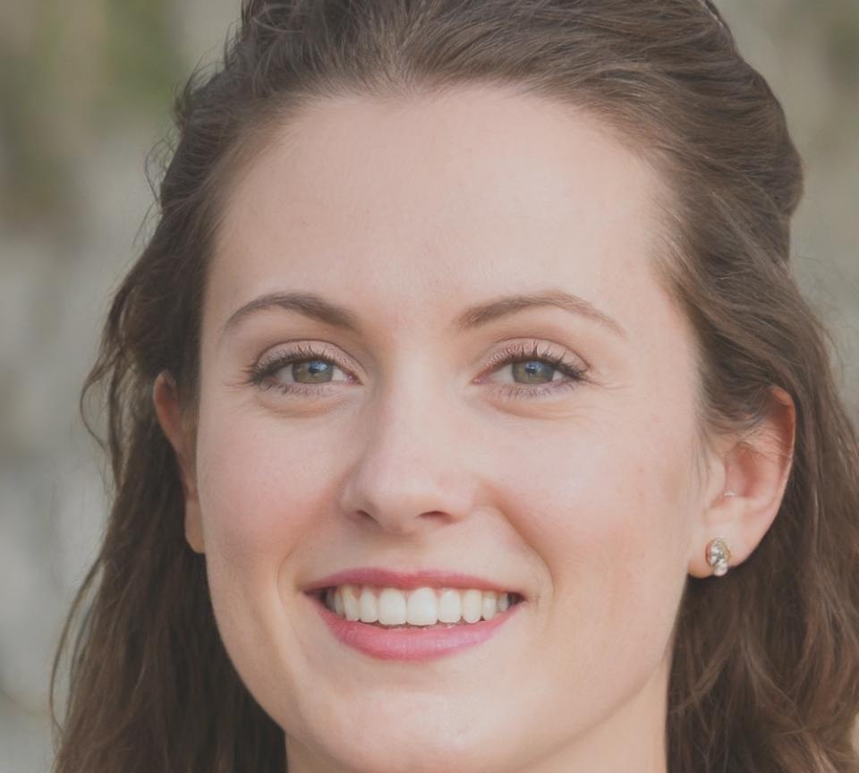 Portrait professionnel d'une membre de l'équipe florale